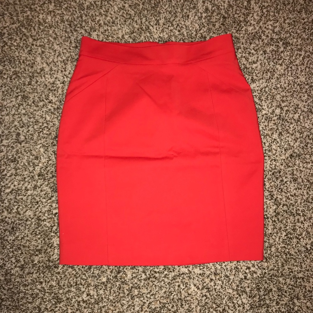 Red Pencil Skirt